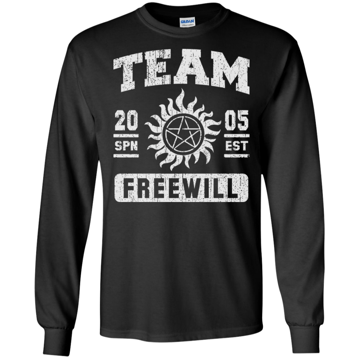 T-Shirts Black / S Team Freewill Men's Long Sleeve T-Shirt