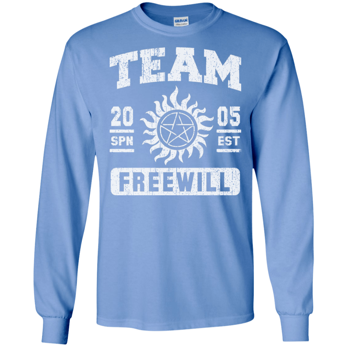 T-Shirts Carolina Blue / S Team Freewill Men's Long Sleeve T-Shirt