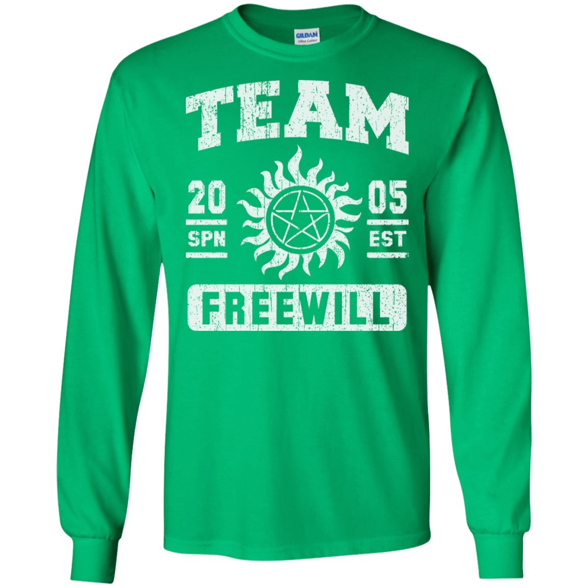 T-Shirts Irish Green / S Team Freewill Men's Long Sleeve T-Shirt