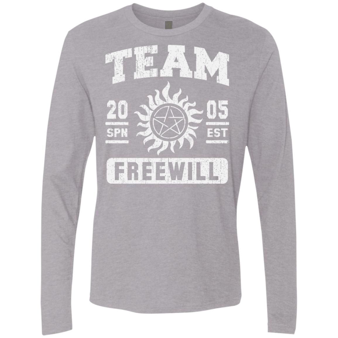 T-Shirts Heather Grey / S Team Freewill Men's Premium Long Sleeve