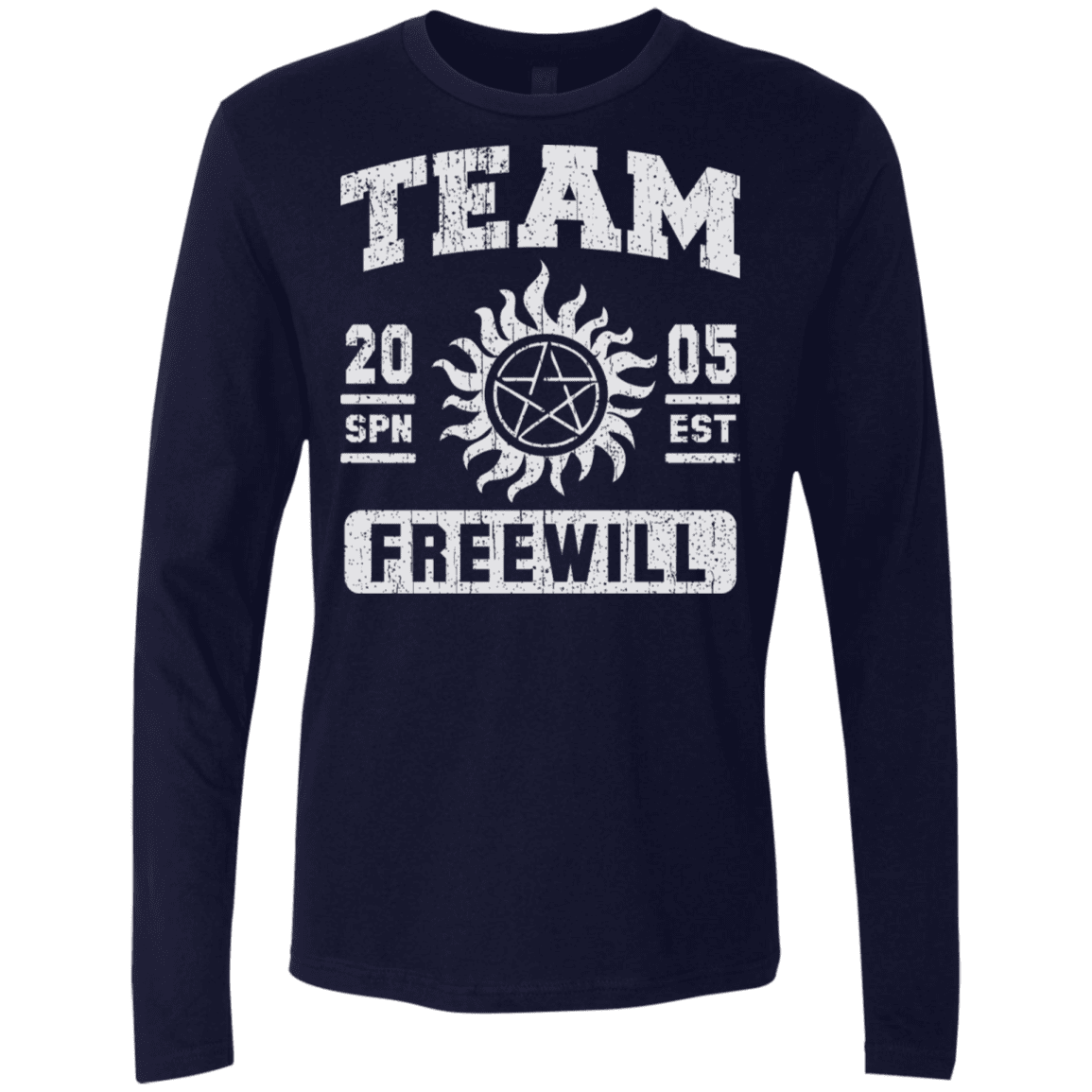 T-Shirts Midnight Navy / S Team Freewill Men's Premium Long Sleeve