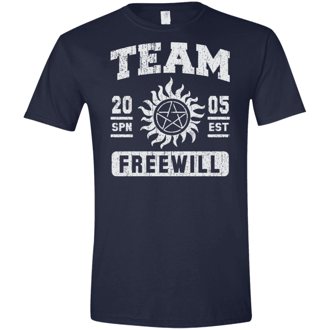 T-Shirts Navy / X-Small Team Freewill Men's Semi-Fitted Softstyle