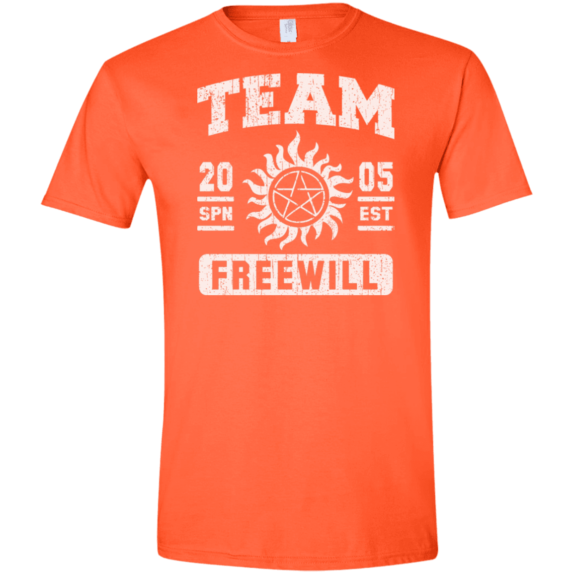 T-Shirts Orange / S Team Freewill Men's Semi-Fitted Softstyle