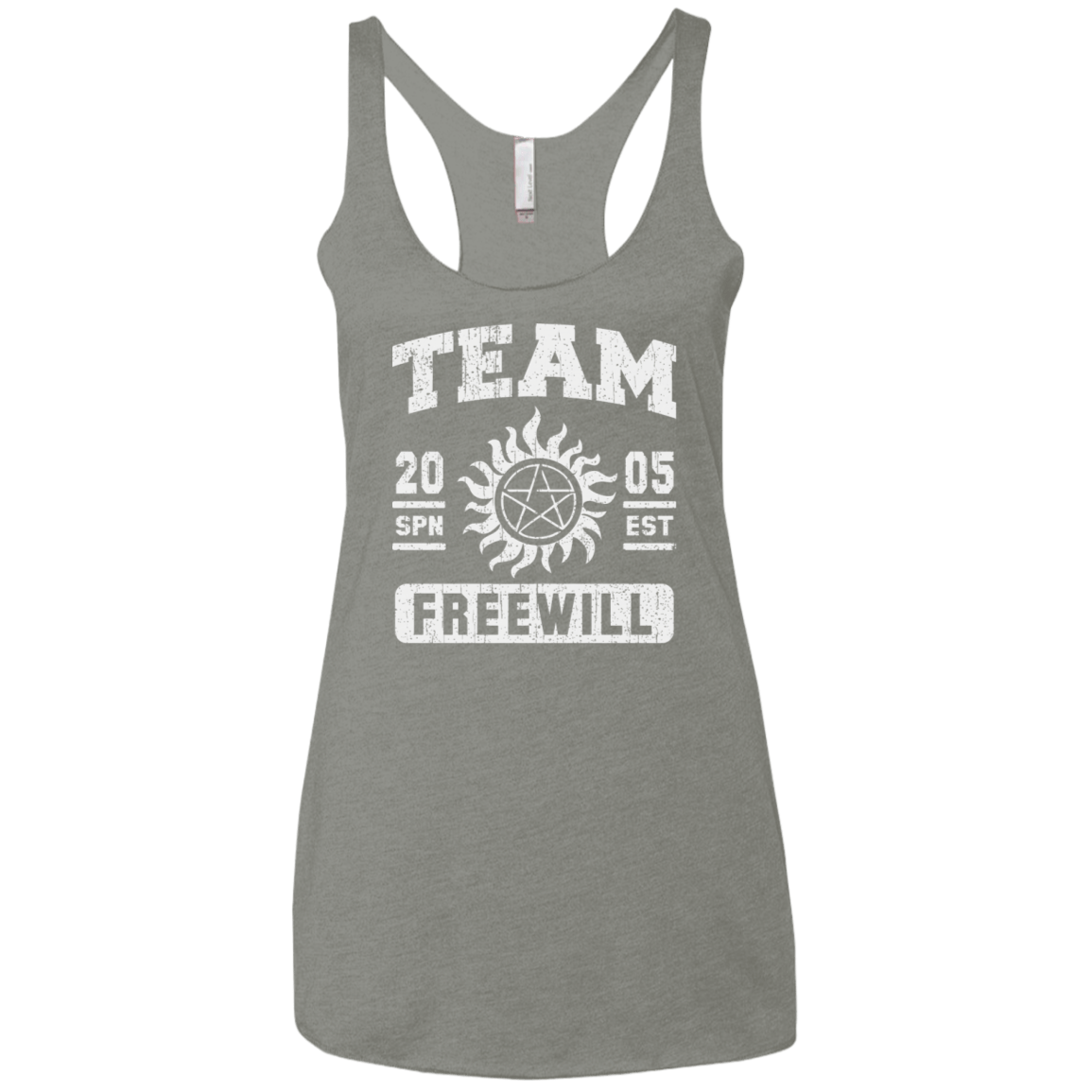 T-Shirts Venetian Grey / X-Small Team Freewill Women's Triblend Racerback Tank