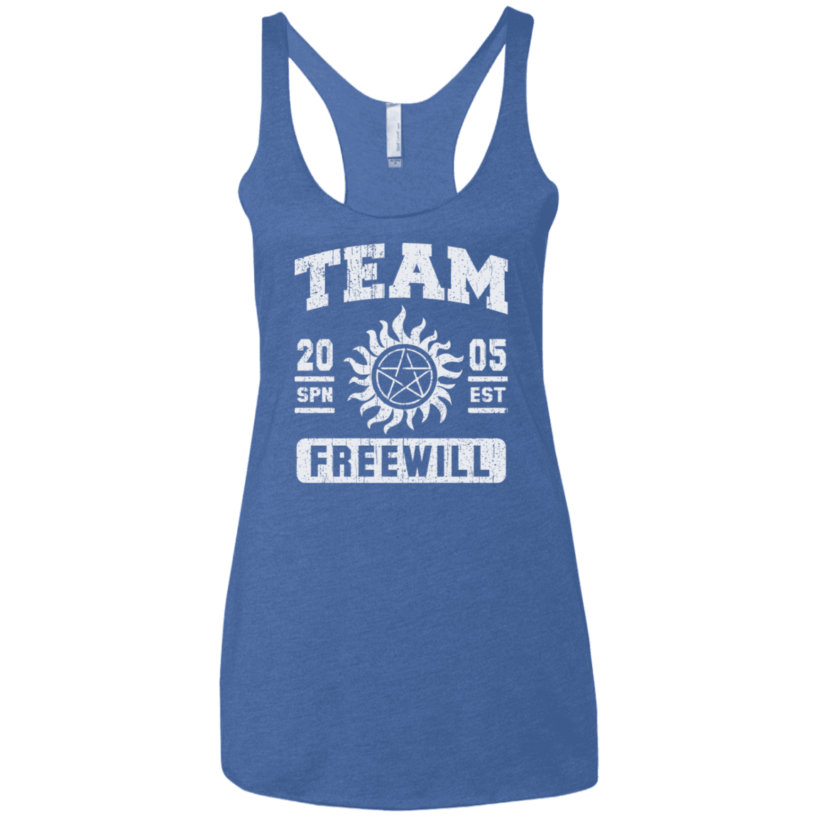 T-Shirts Vintage Royal / X-Small Team Freewill Women's Triblend Racerback Tank
