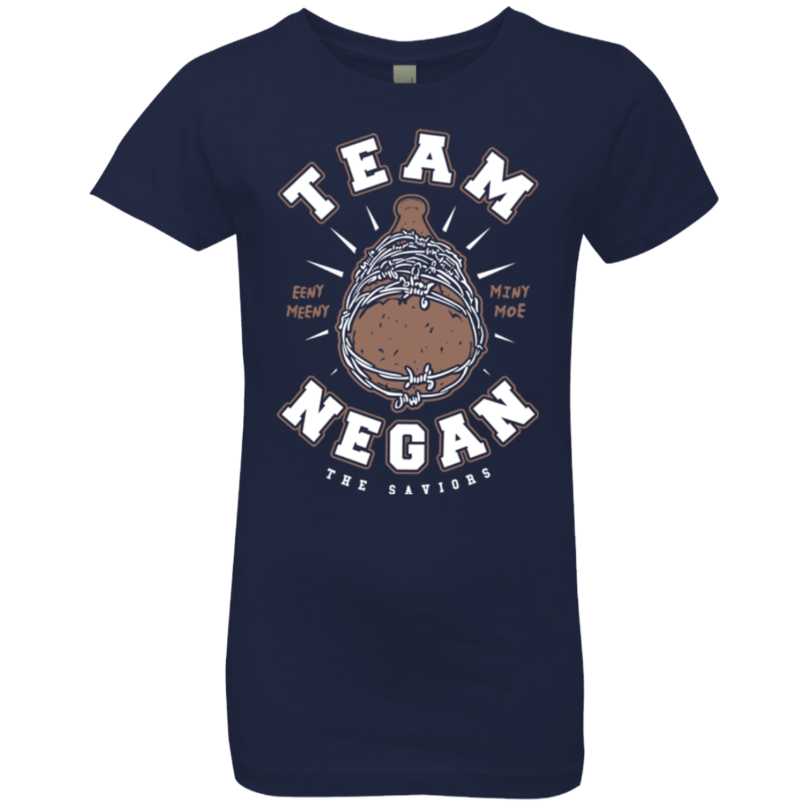 T-Shirts Midnight Navy / YXS Team Negan Girls Premium T-Shirt