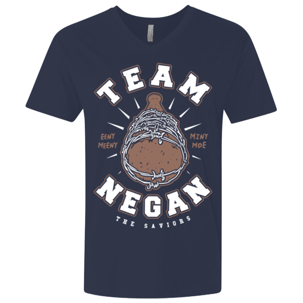 T-Shirts Midnight Navy / X-Small Team Negan Men's Premium V-Neck