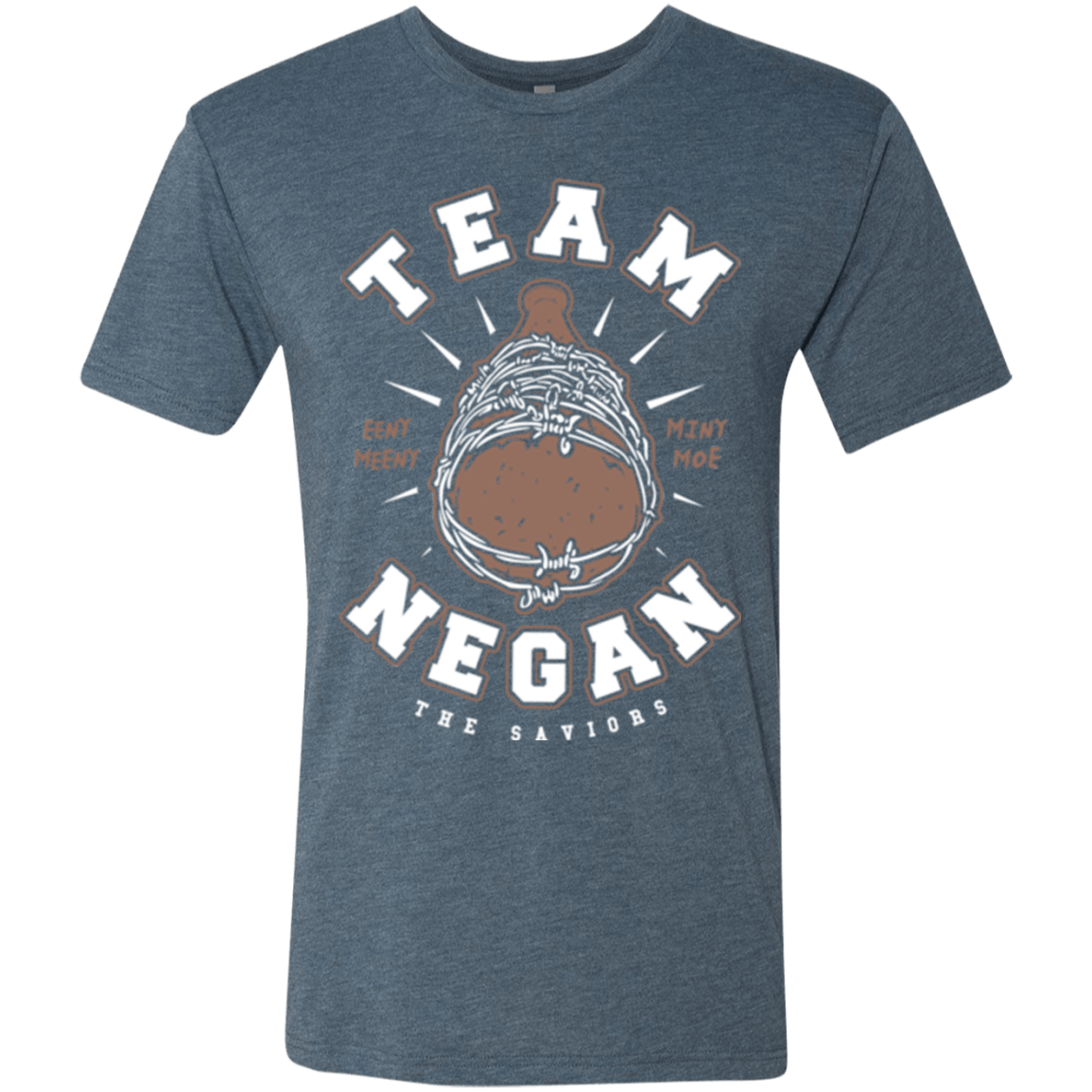 T-Shirts Indigo / Small Team Negan Men's Triblend T-Shirt