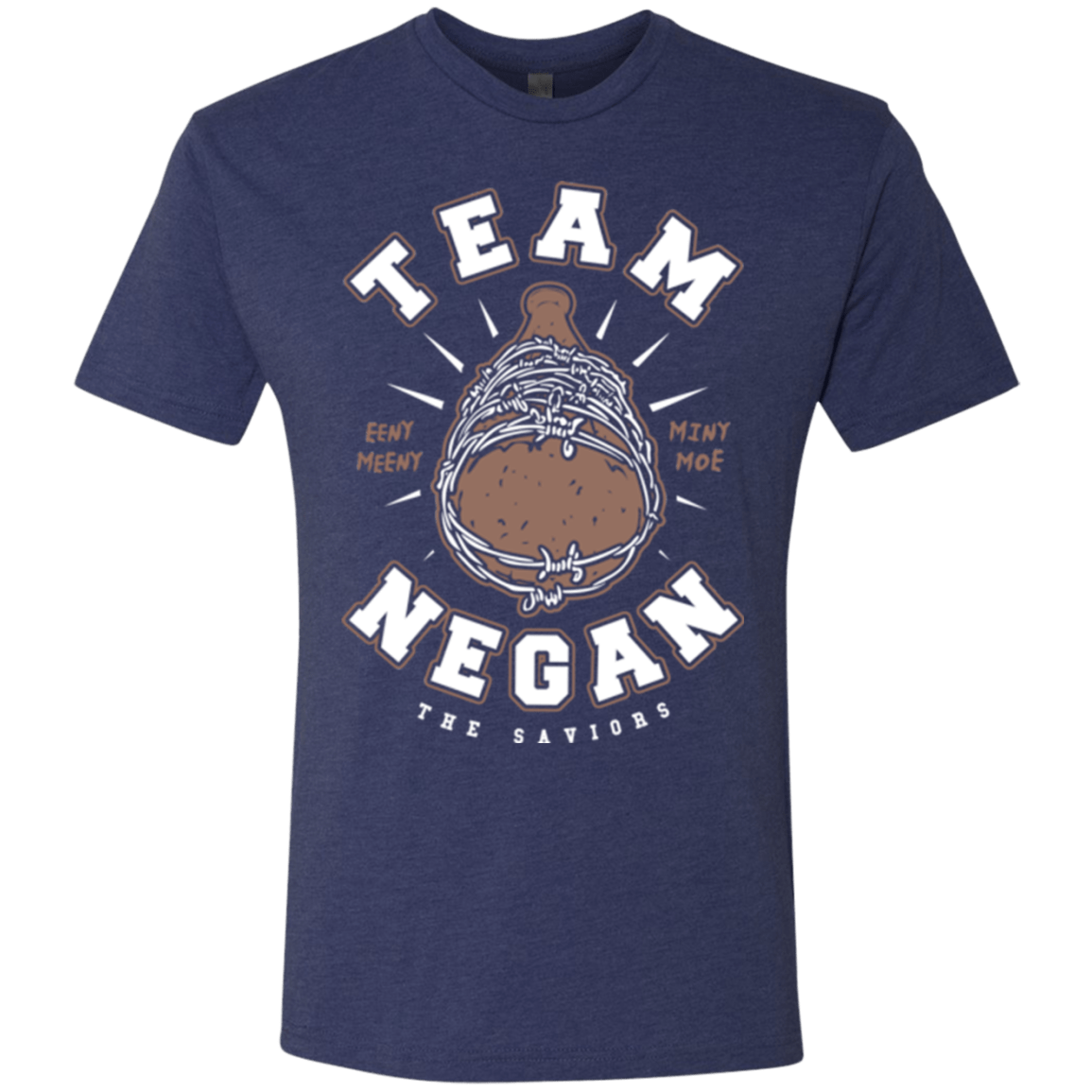 T-Shirts Vintage Navy / Small Team Negan Men's Triblend T-Shirt