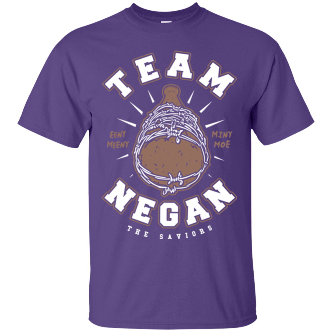 T-Shirts Purple / Small Team Negan T-Shirt
