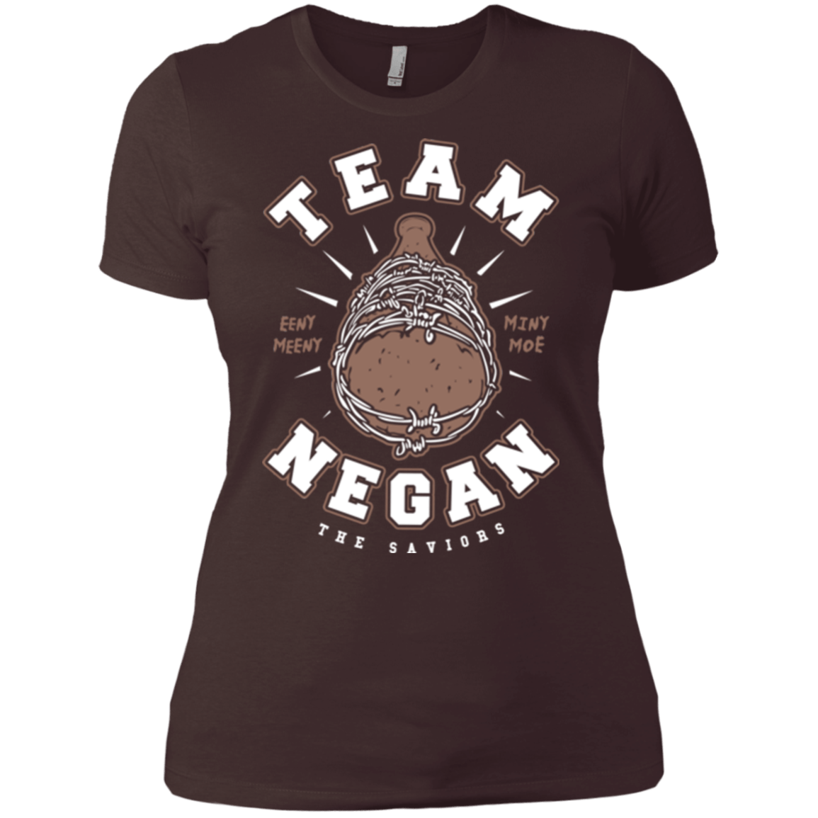 T-Shirts Dark Chocolate / X-Small Team Negan Women's Premium T-Shirt