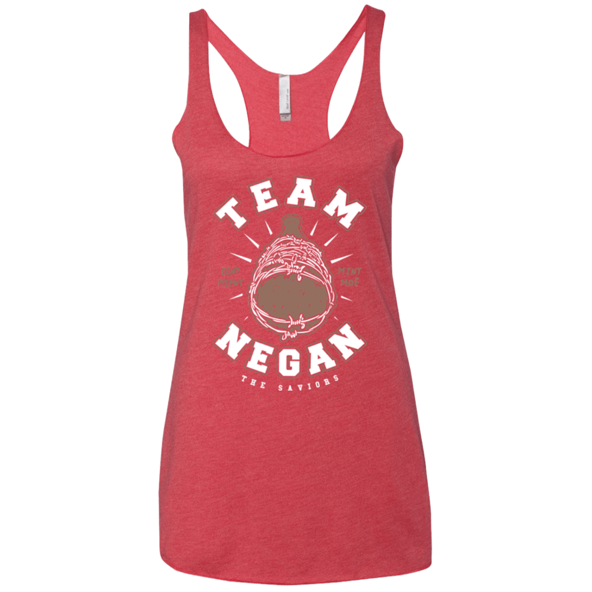 T-Shirts Vintage Red / X-Small Team Negan Women's Triblend Racerback Tank