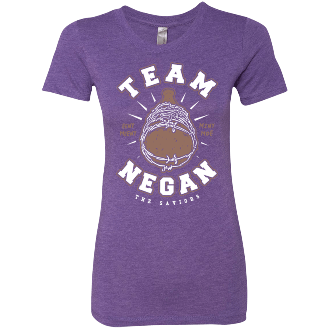 T-Shirts Purple Rush / Small Team Negan Women's Triblend T-Shirt