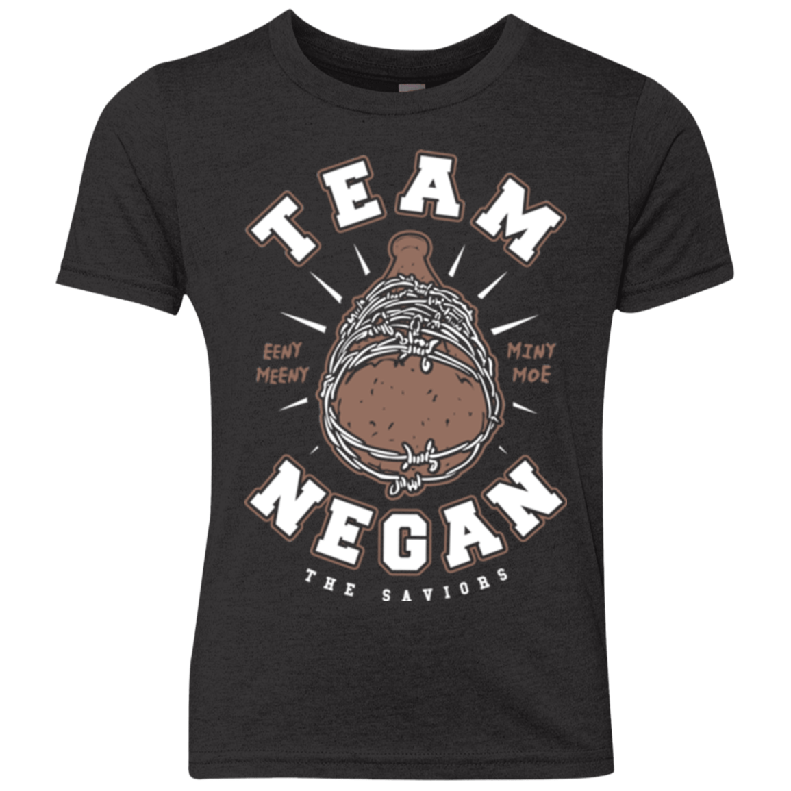 T-Shirts Vintage Black / YXS Team Negan Youth Triblend T-Shirt