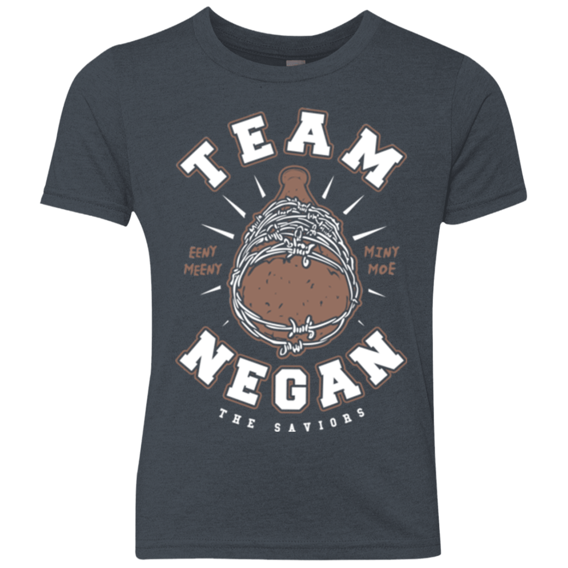 T-Shirts Vintage Navy / YXS Team Negan Youth Triblend T-Shirt