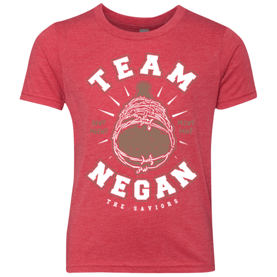 T-Shirts Vintage Red / YXS Team Negan Youth Triblend T-Shirt