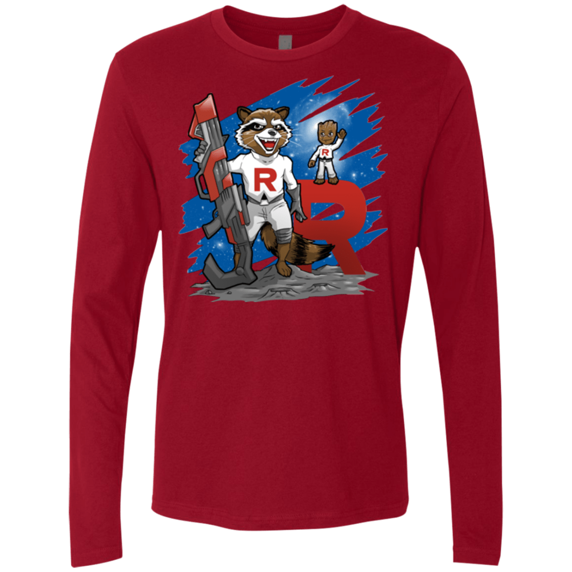 T-Shirts Cardinal / Small Team R Men's Premium Long Sleeve