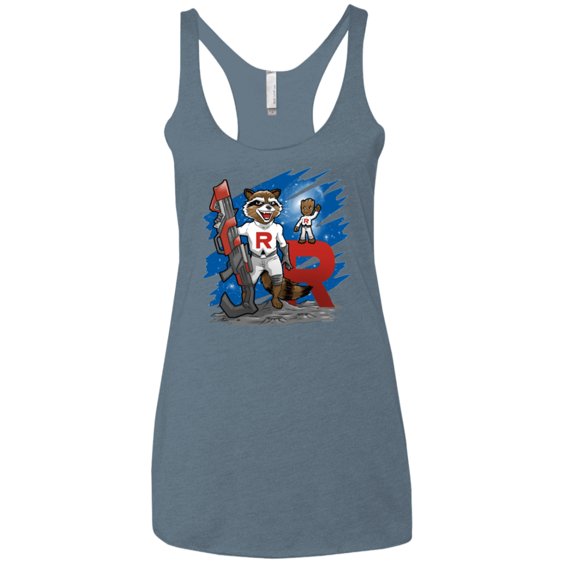 T-Shirts Indigo / X-Small Team R Women's Triblend Racerback Tank