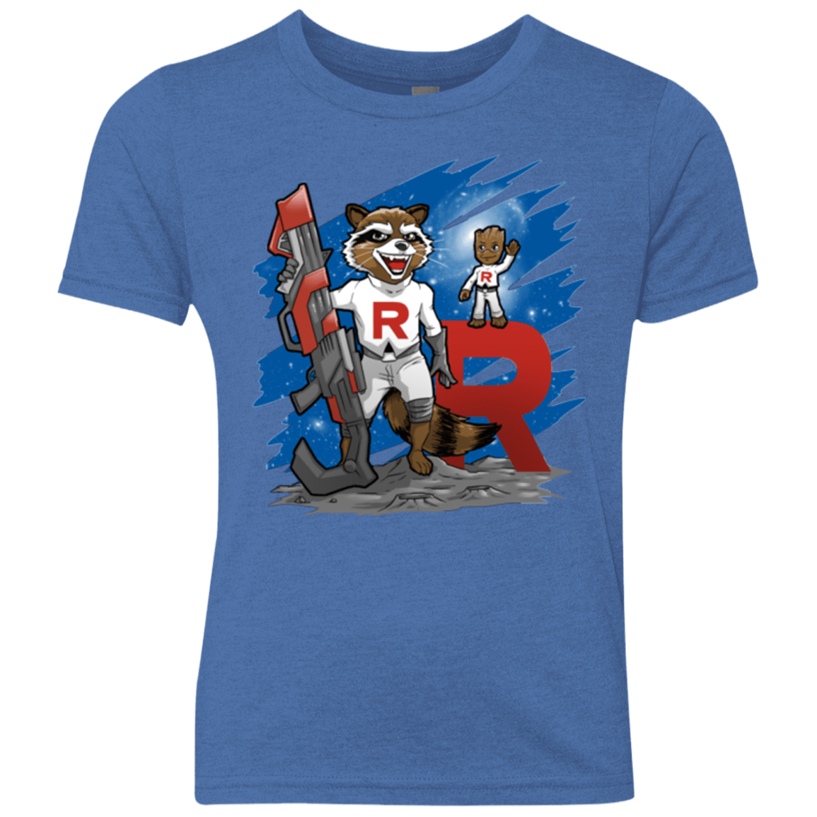 T-Shirts Vintage Royal / YXS Team R Youth Triblend T-Shirt