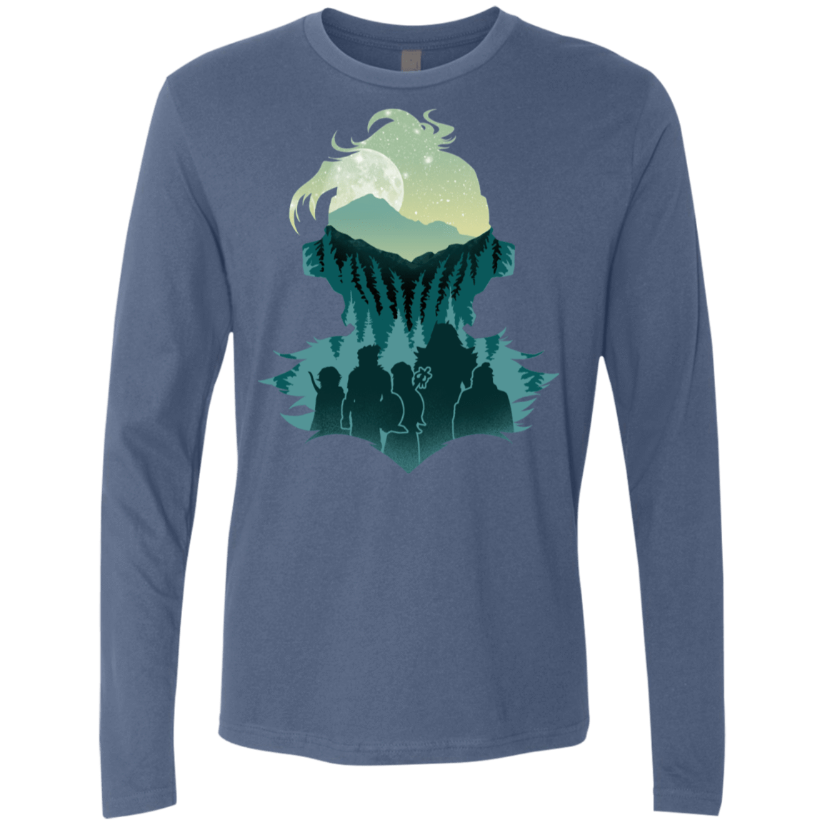 T-Shirts Indigo / S Team Slayer Men's Premium Long Sleeve