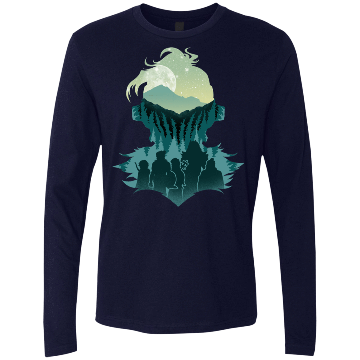 T-Shirts Midnight Navy / S Team Slayer Men's Premium Long Sleeve