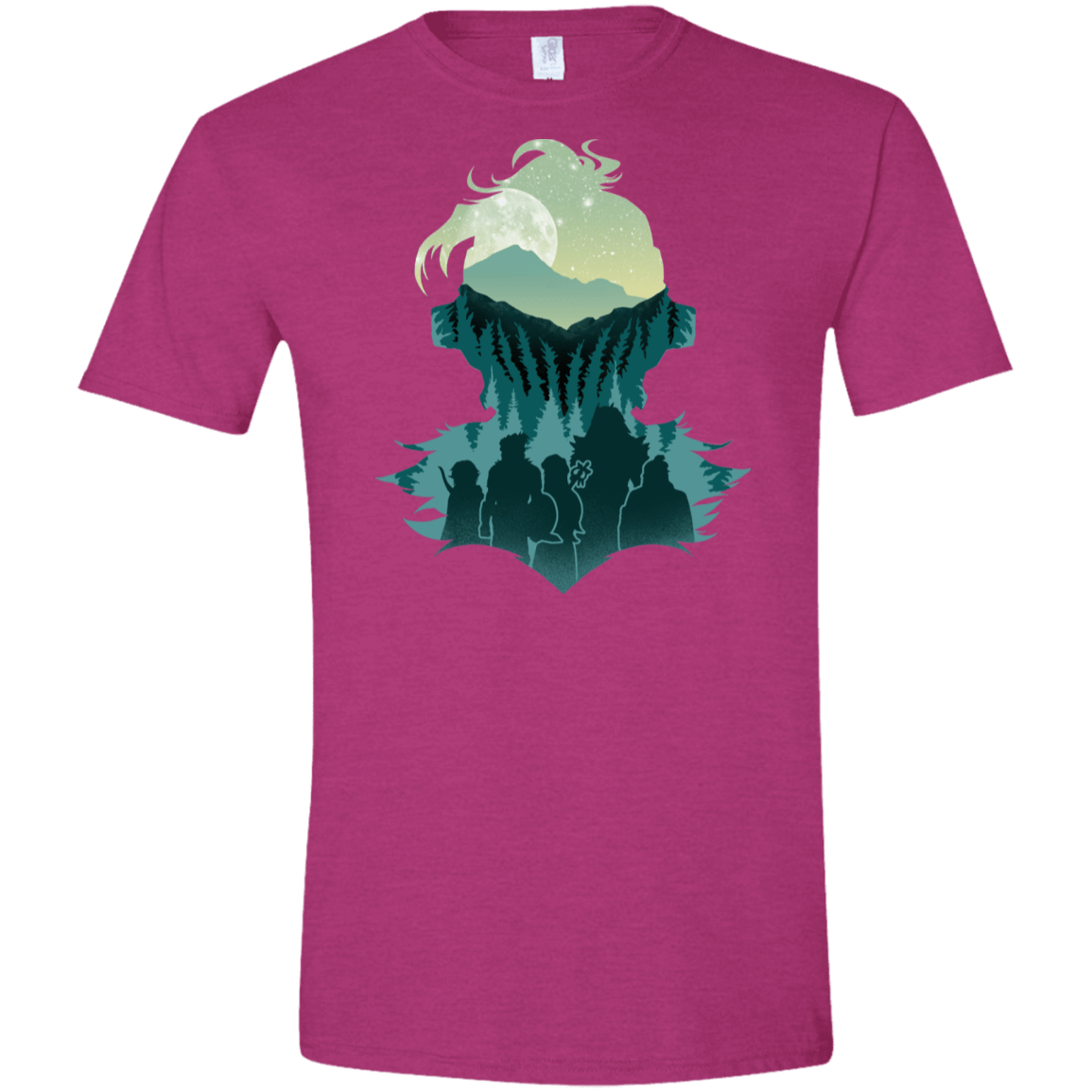 T-Shirts Antique Heliconia / S Team Slayer Men's Semi-Fitted Softstyle