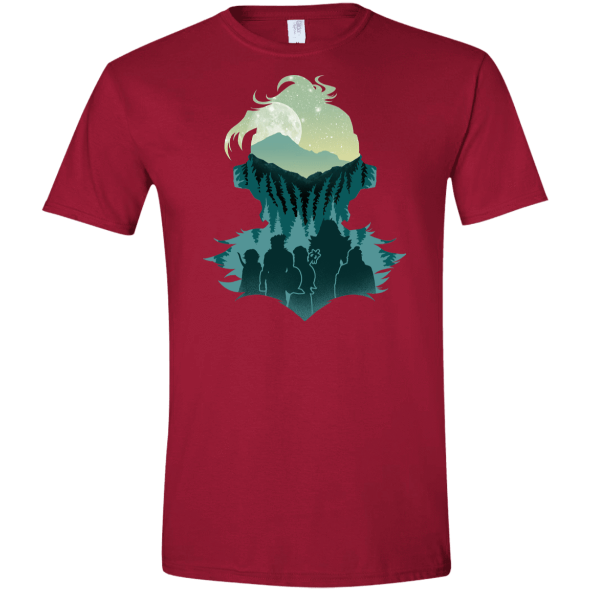 T-Shirts Cardinal Red / S Team Slayer Men's Semi-Fitted Softstyle