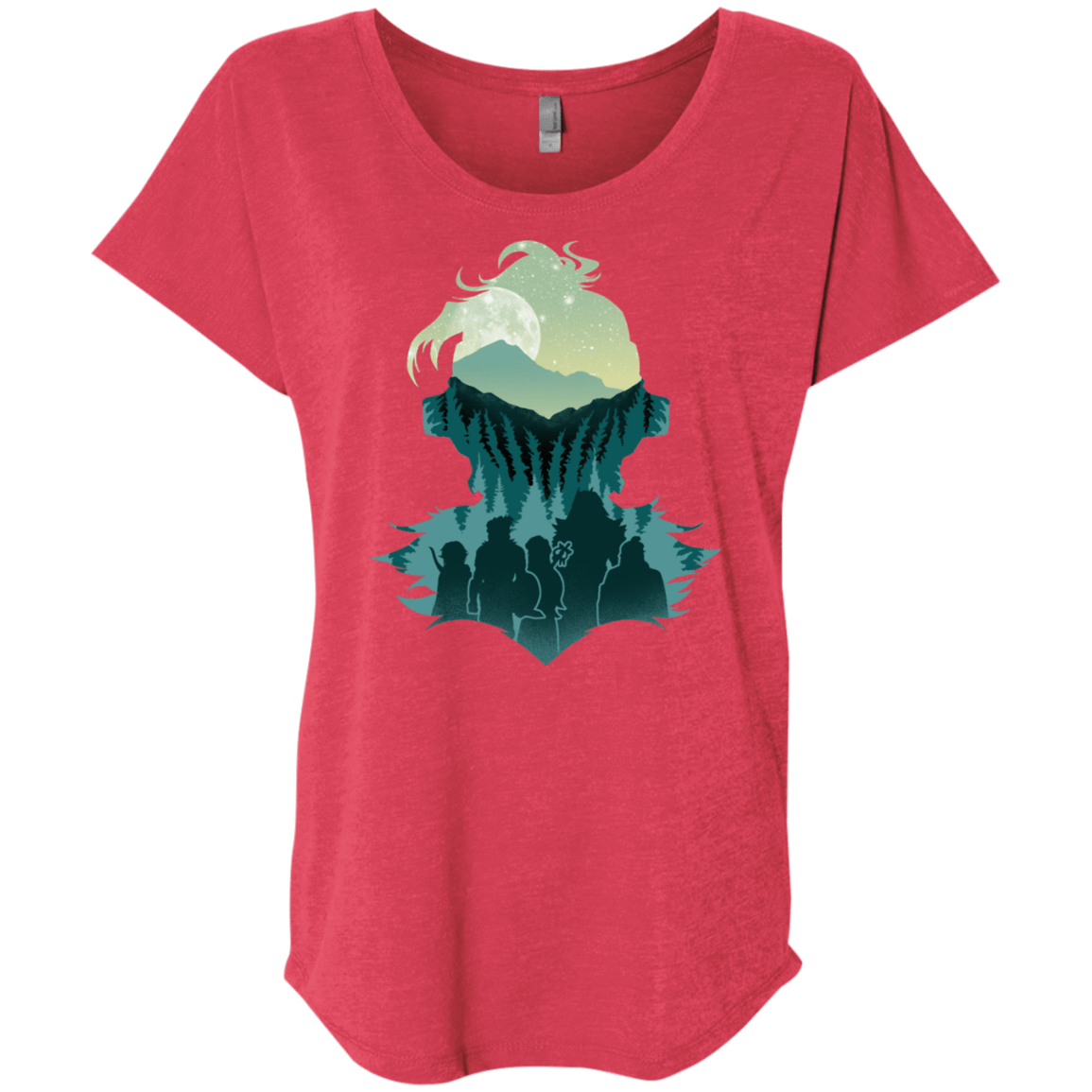 T-Shirts Vintage Red / X-Small Team Slayer Triblend Dolman Sleeve