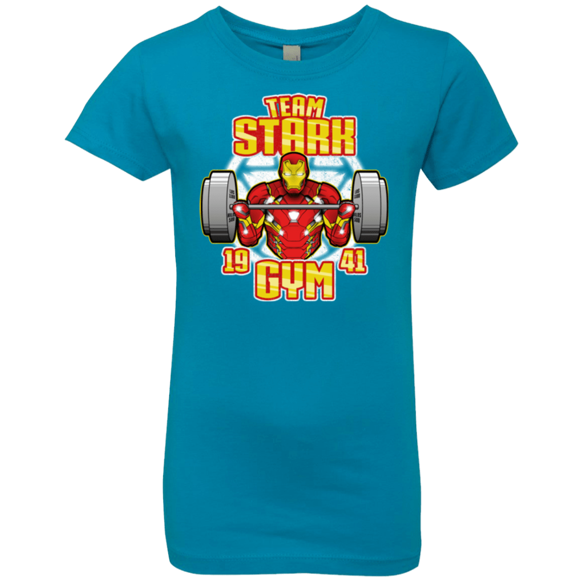 T-Shirts Turquoise / YXS Team Stark Gym Girls Premium T-Shirt