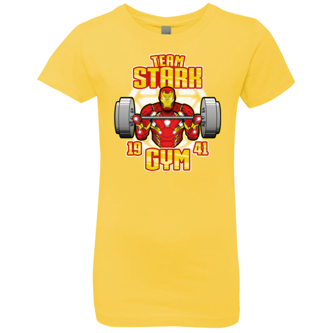 T-Shirts Vibrant Yellow / YXS Team Stark Gym Girls Premium T-Shirt