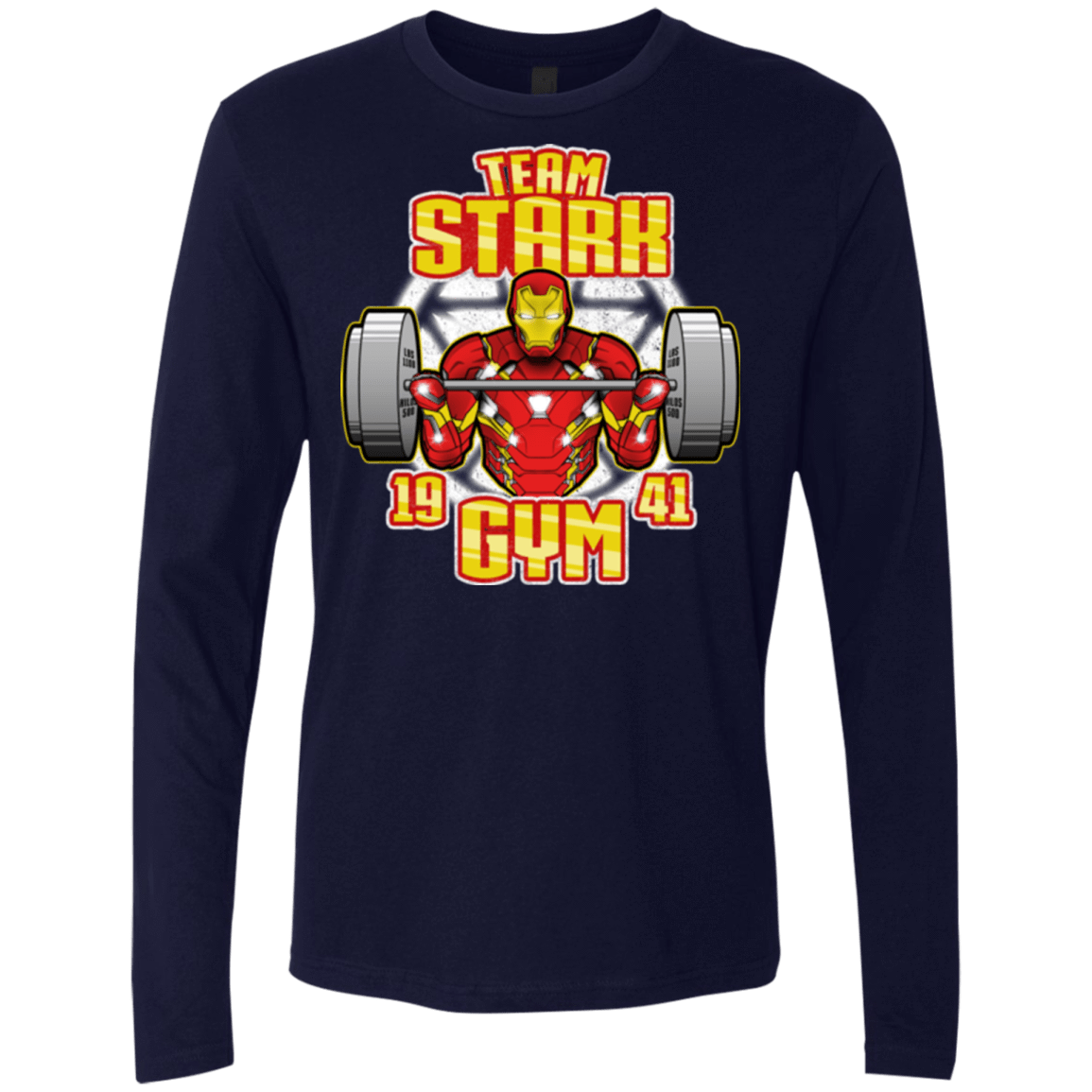 T-Shirts Midnight Navy / Small Team Stark Gym Men's Premium Long Sleeve