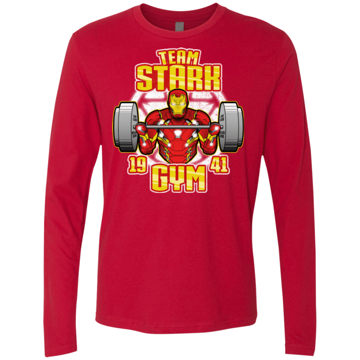 T-Shirts Red / Small Team Stark Gym Men's Premium Long Sleeve