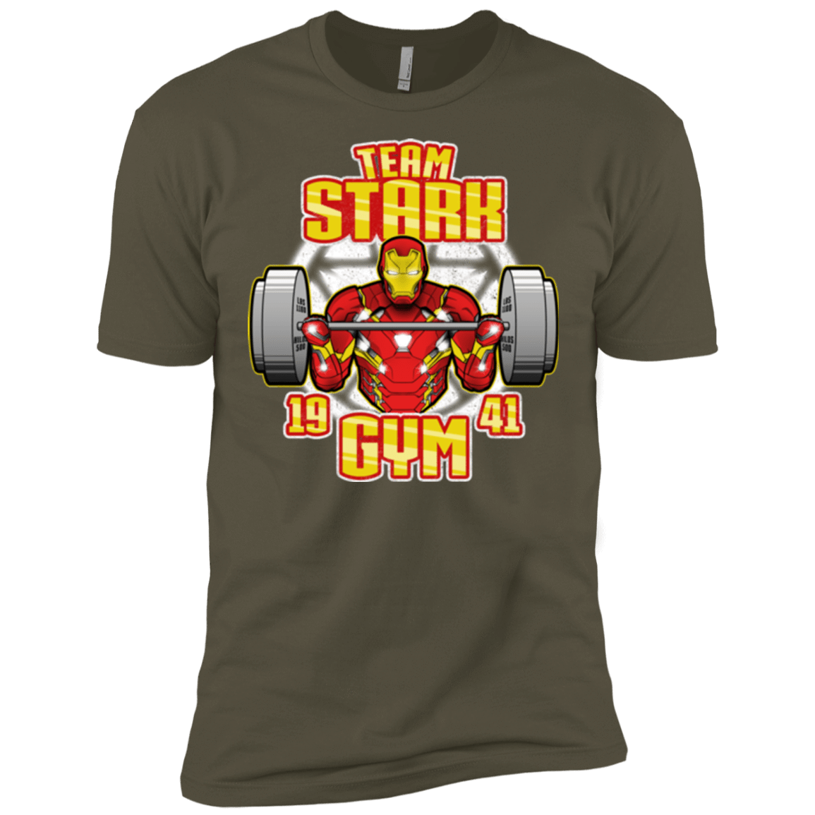 T-Shirts Military Green / X-Small Team Stark Gym Men's Premium T-Shirt