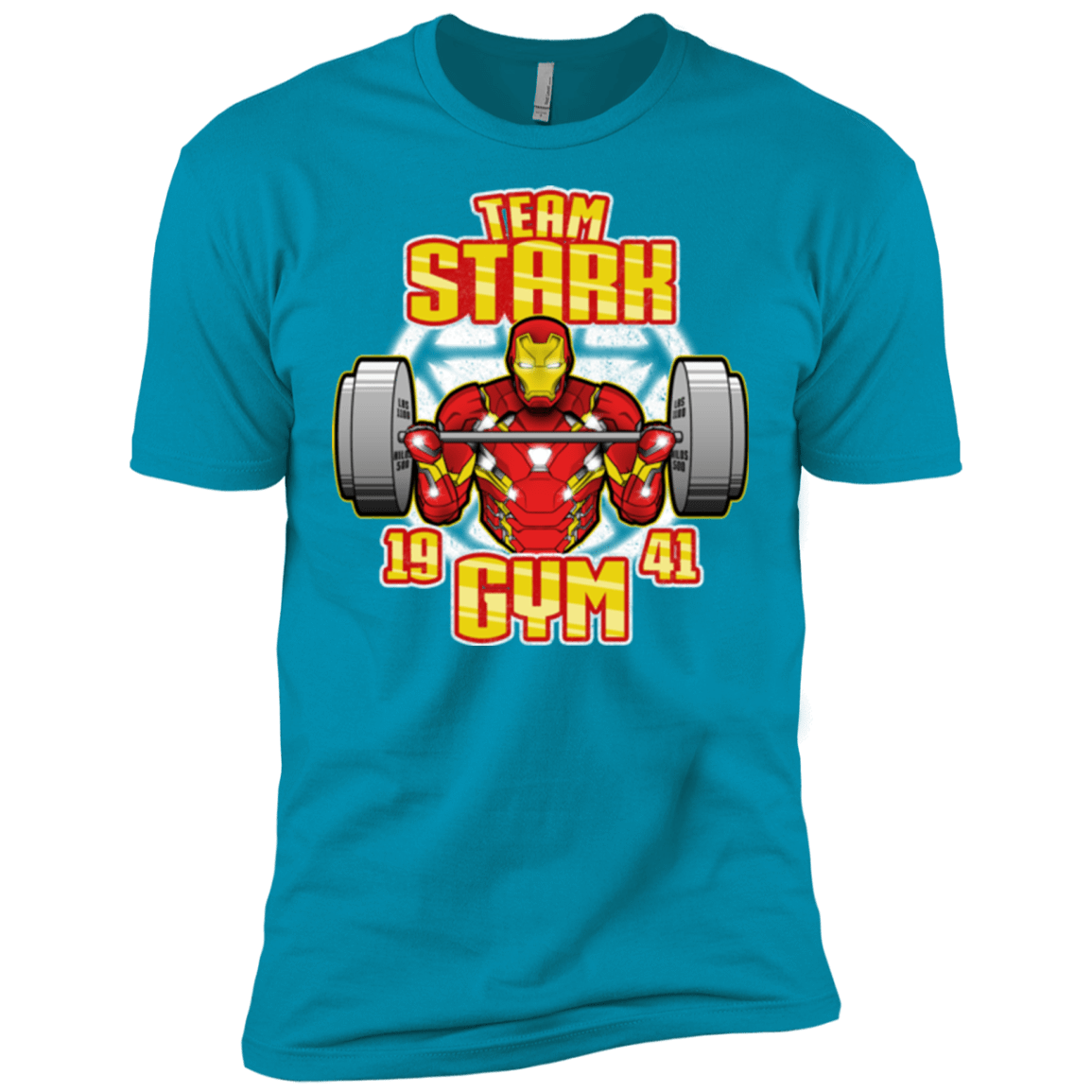 T-Shirts Turquoise / X-Small Team Stark Gym Men's Premium T-Shirt