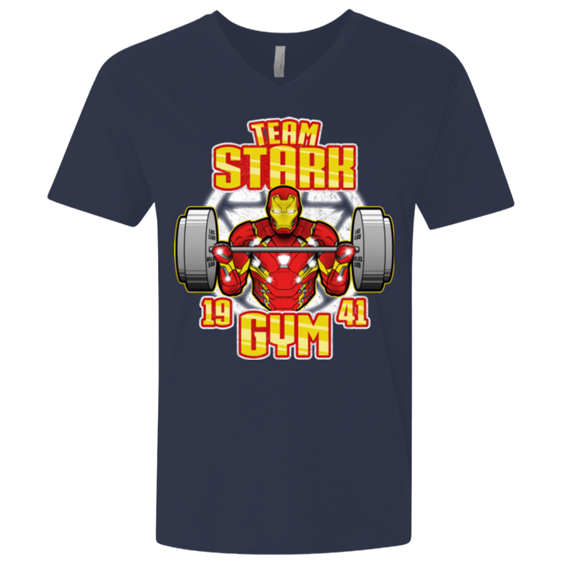 T-Shirts Midnight Navy / X-Small Team Stark Gym Men's Premium V-Neck