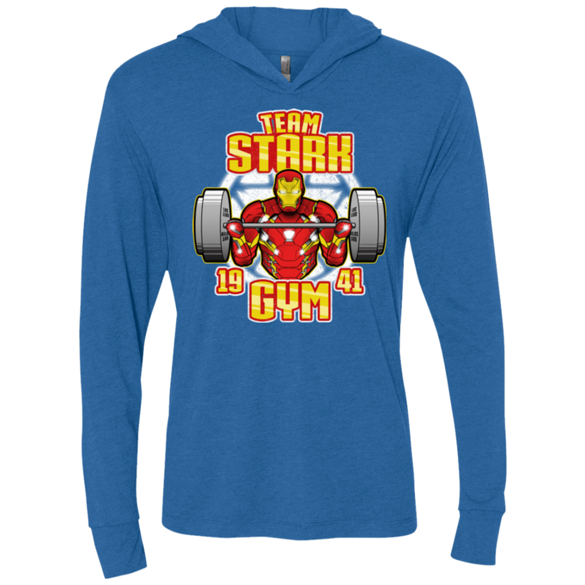 T-Shirts Vintage Royal / X-Small Team Stark Gym Triblend Long Sleeve Hoodie Tee