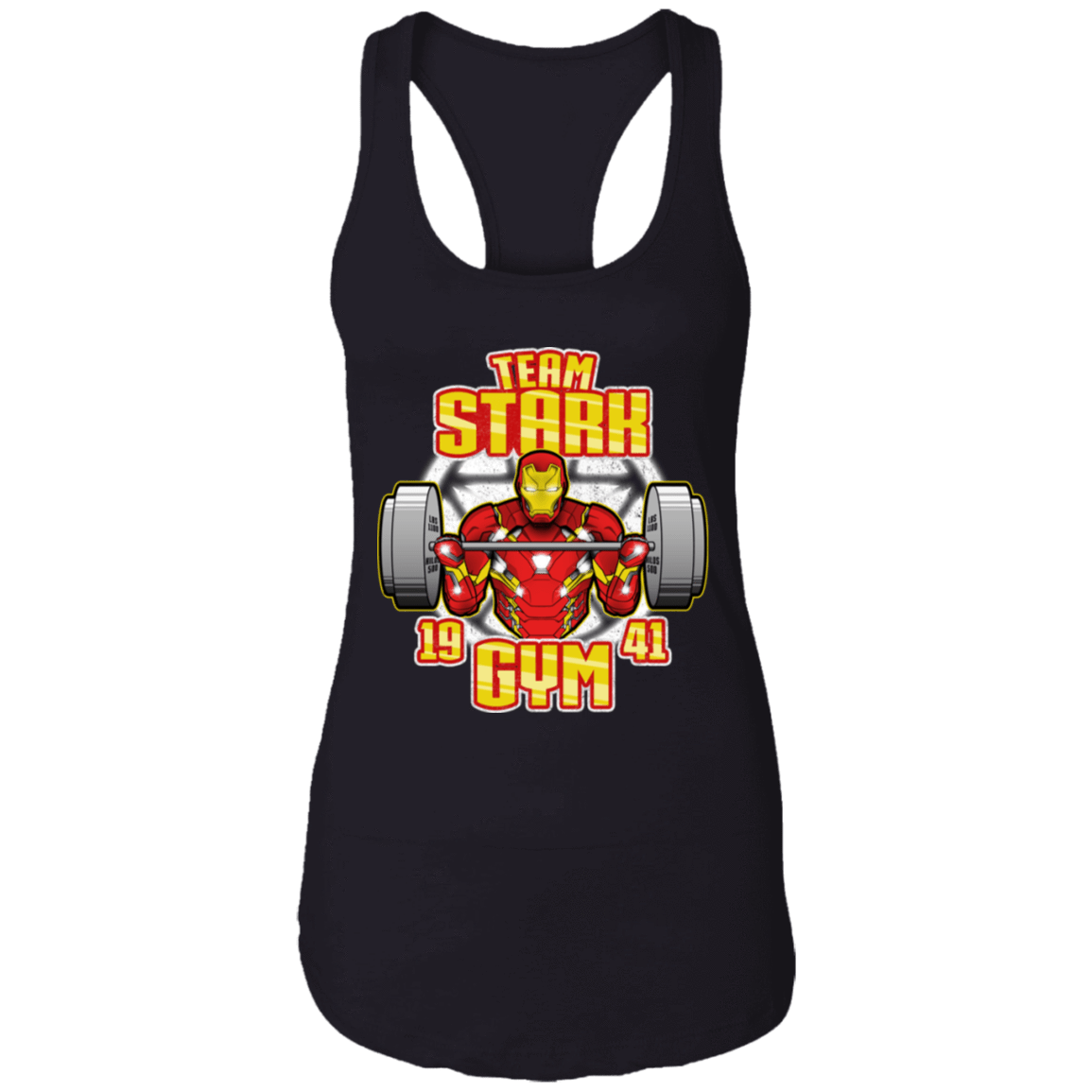 T-Shirts Black / X-Small Team Stark Gym Women's Racerback Tank