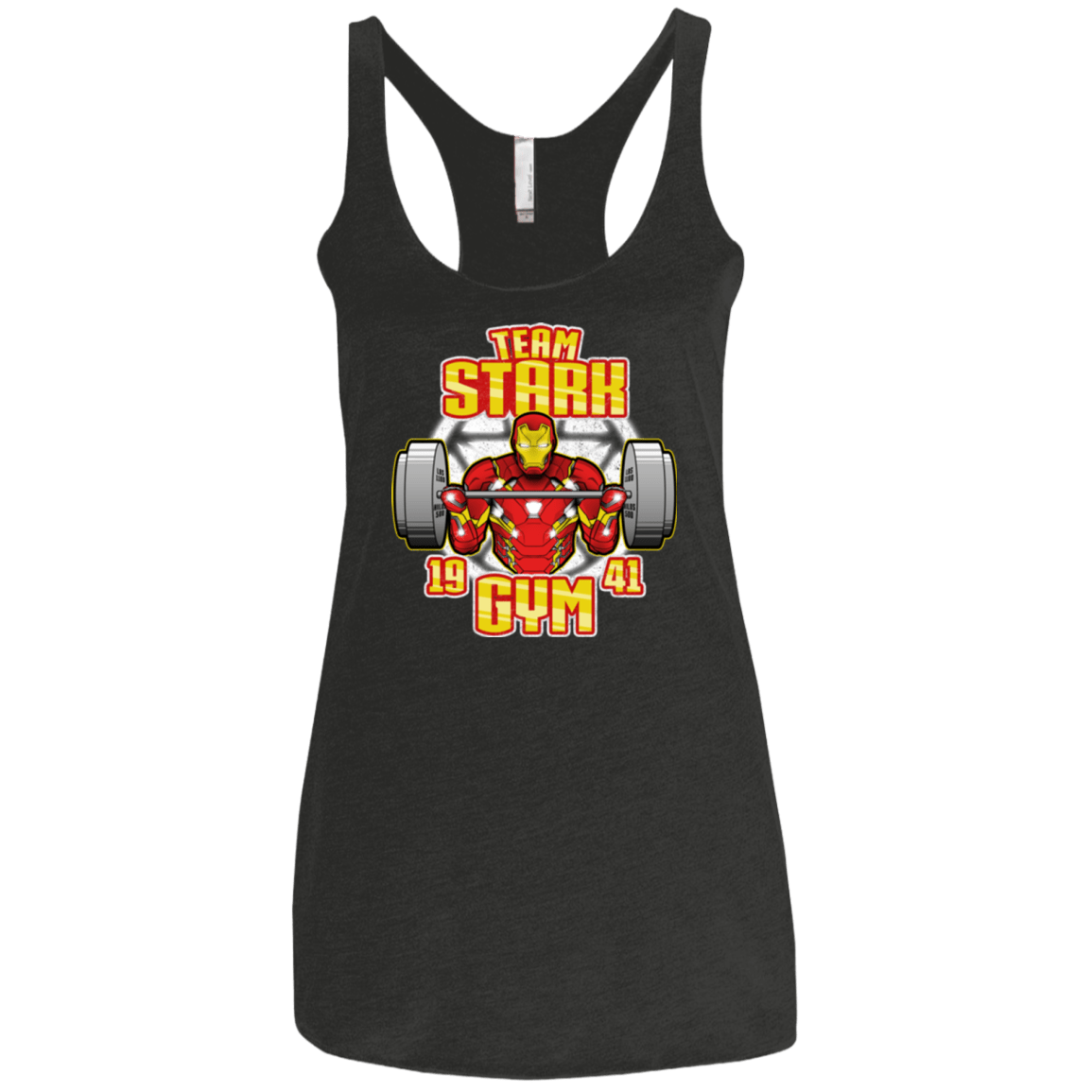 T-Shirts Vintage Black / X-Small Team Stark Gym Women's Triblend Racerback Tank