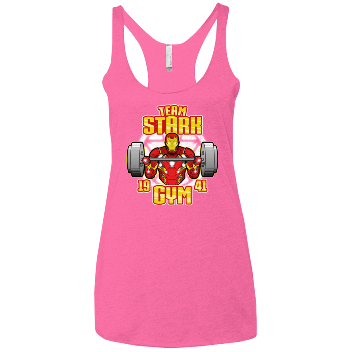 T-Shirts Vintage Pink / X-Small Team Stark Gym Women's Triblend Racerback Tank