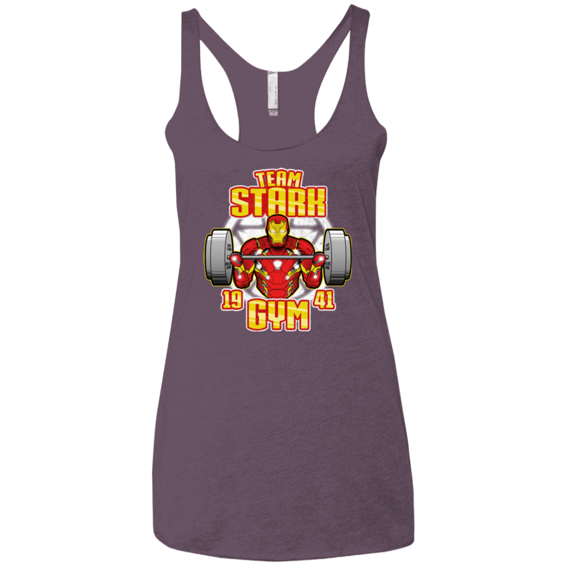 T-Shirts Vintage Purple / X-Small Team Stark Gym Women's Triblend Racerback Tank