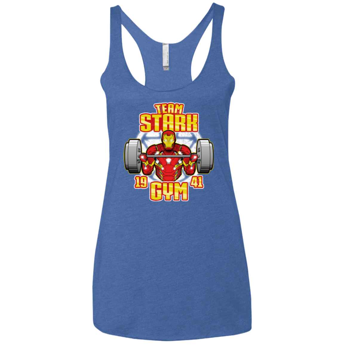 T-Shirts Vintage Royal / X-Small Team Stark Gym Women's Triblend Racerback Tank
