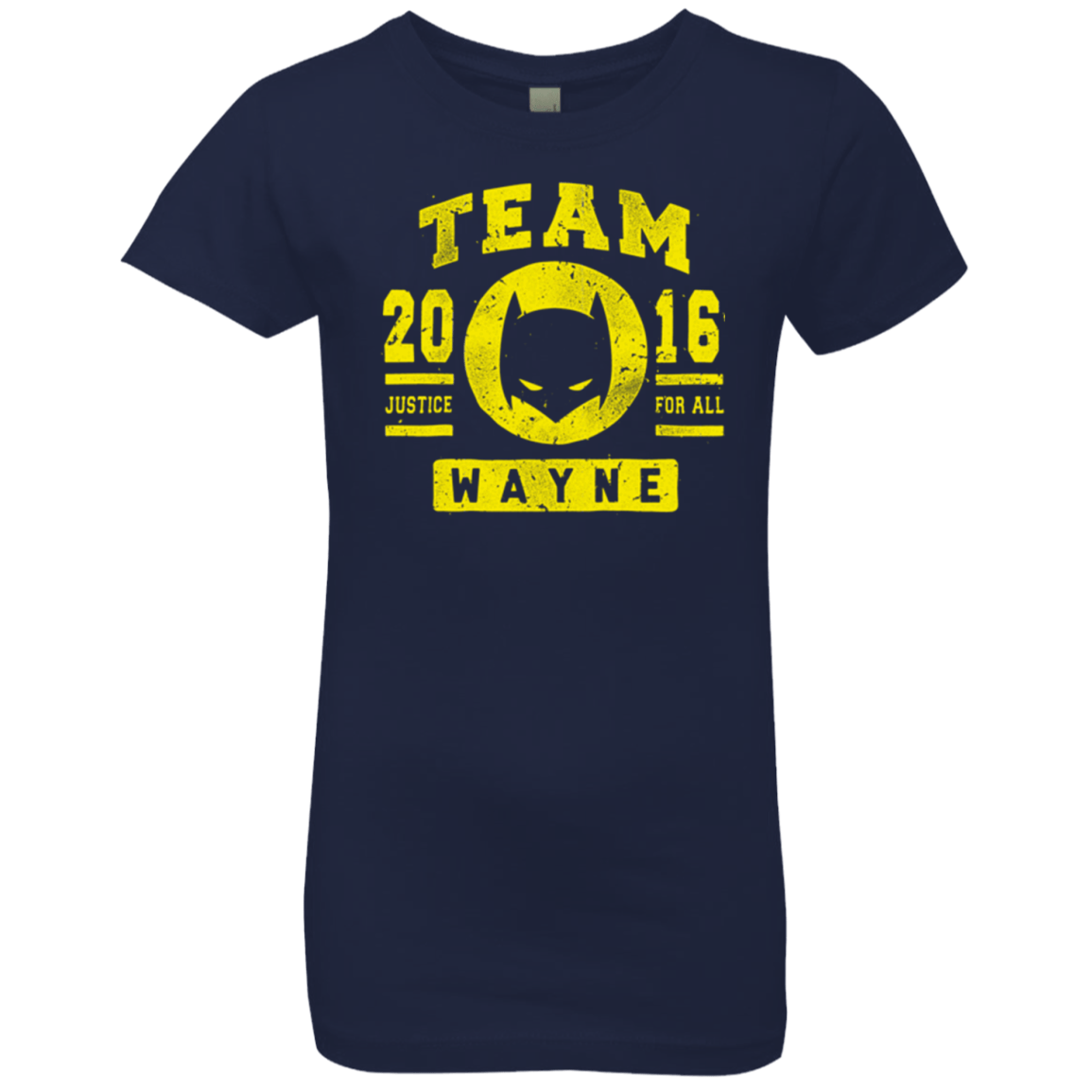 T-Shirts Midnight Navy / YXS TEAM WAYNE Girls Premium T-Shirt