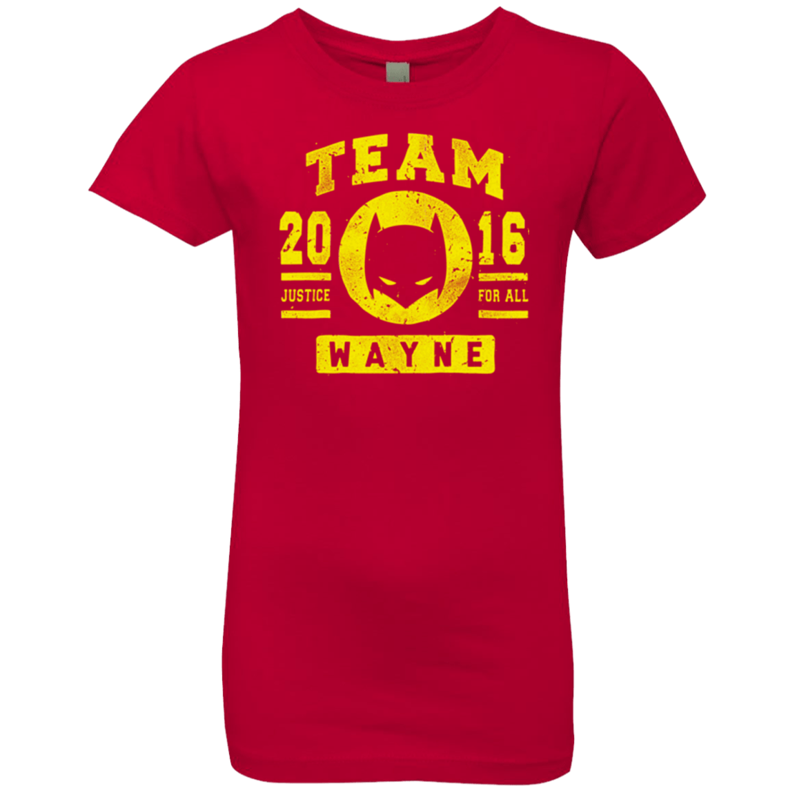 T-Shirts Red / YXS TEAM WAYNE Girls Premium T-Shirt
