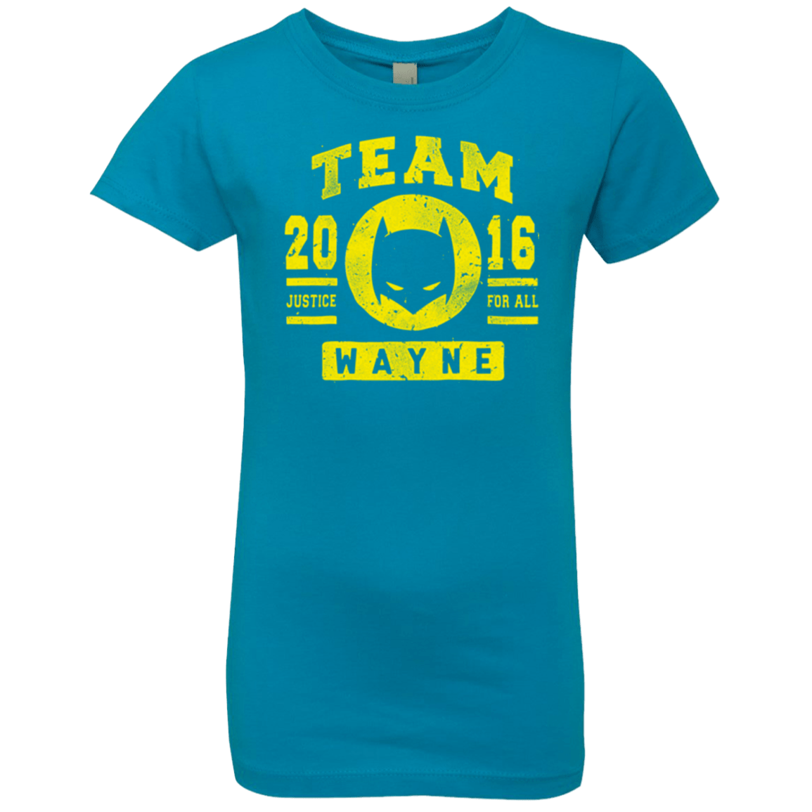 T-Shirts Turquoise / YXS TEAM WAYNE Girls Premium T-Shirt