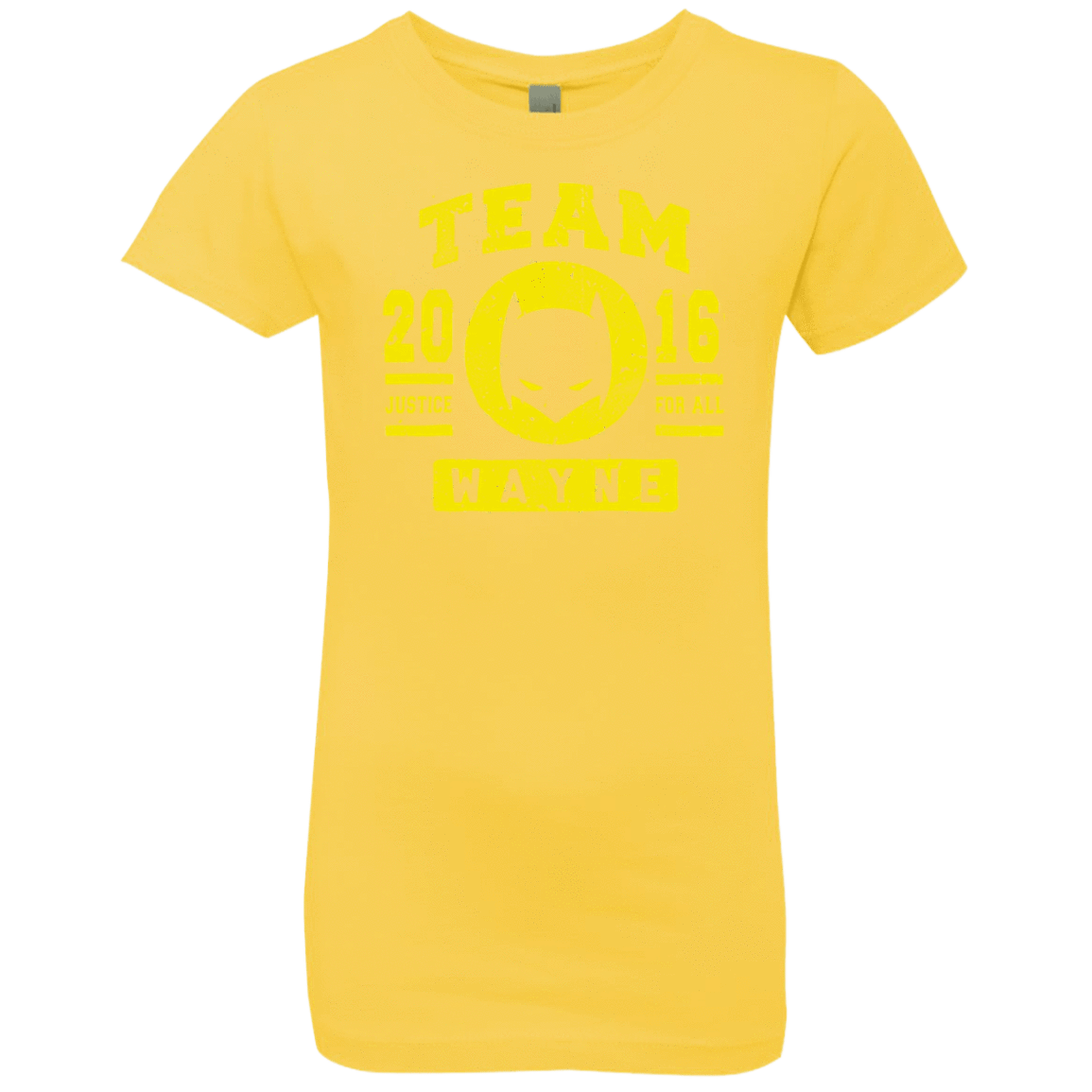 T-Shirts Vibrant Yellow / YXS TEAM WAYNE Girls Premium T-Shirt