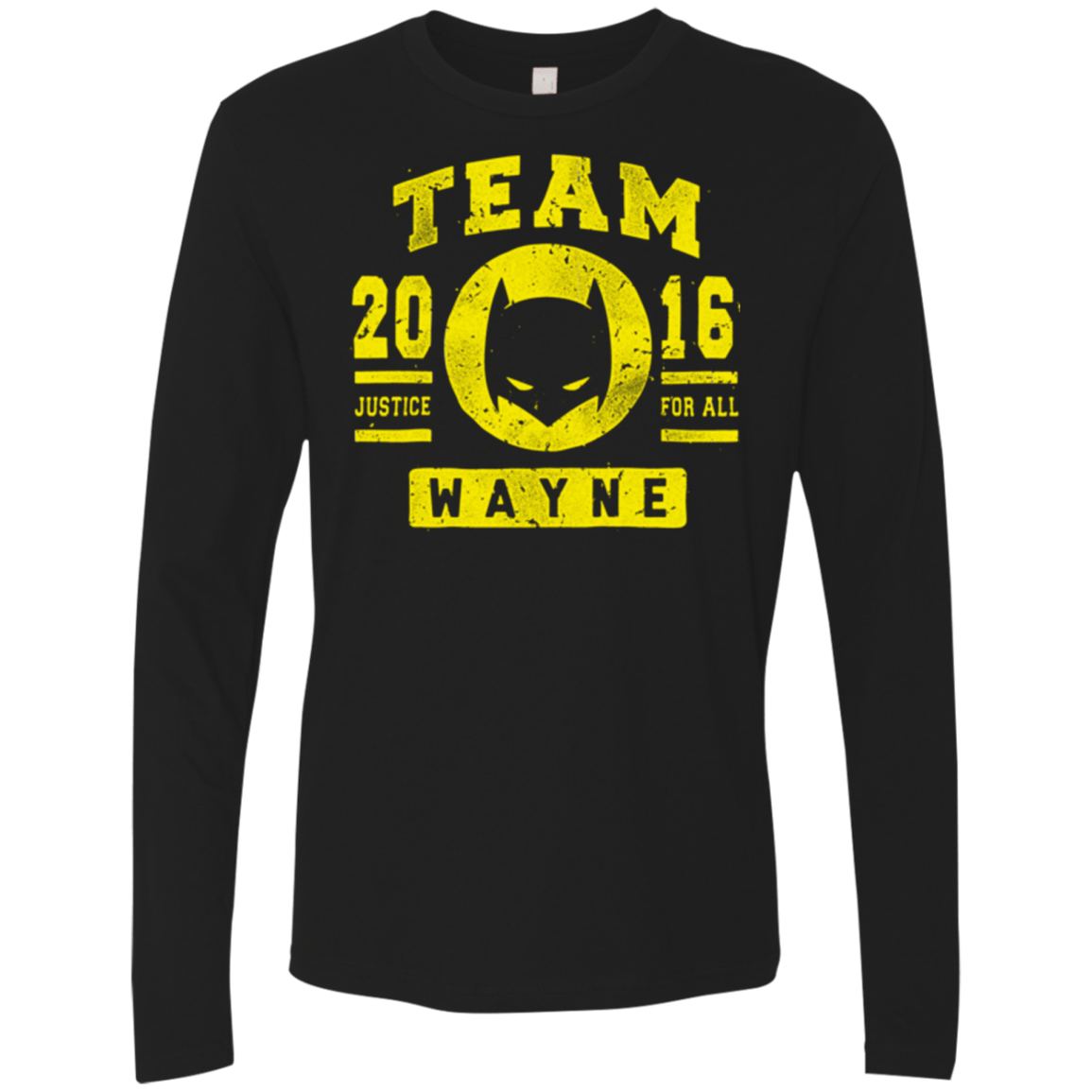 T-Shirts Black / Small TEAM WAYNE Men's Premium Long Sleeve