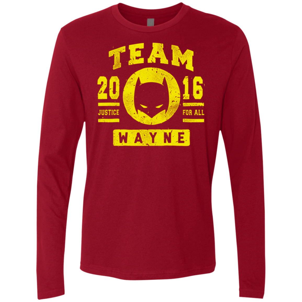 T-Shirts Cardinal / Small TEAM WAYNE Men's Premium Long Sleeve