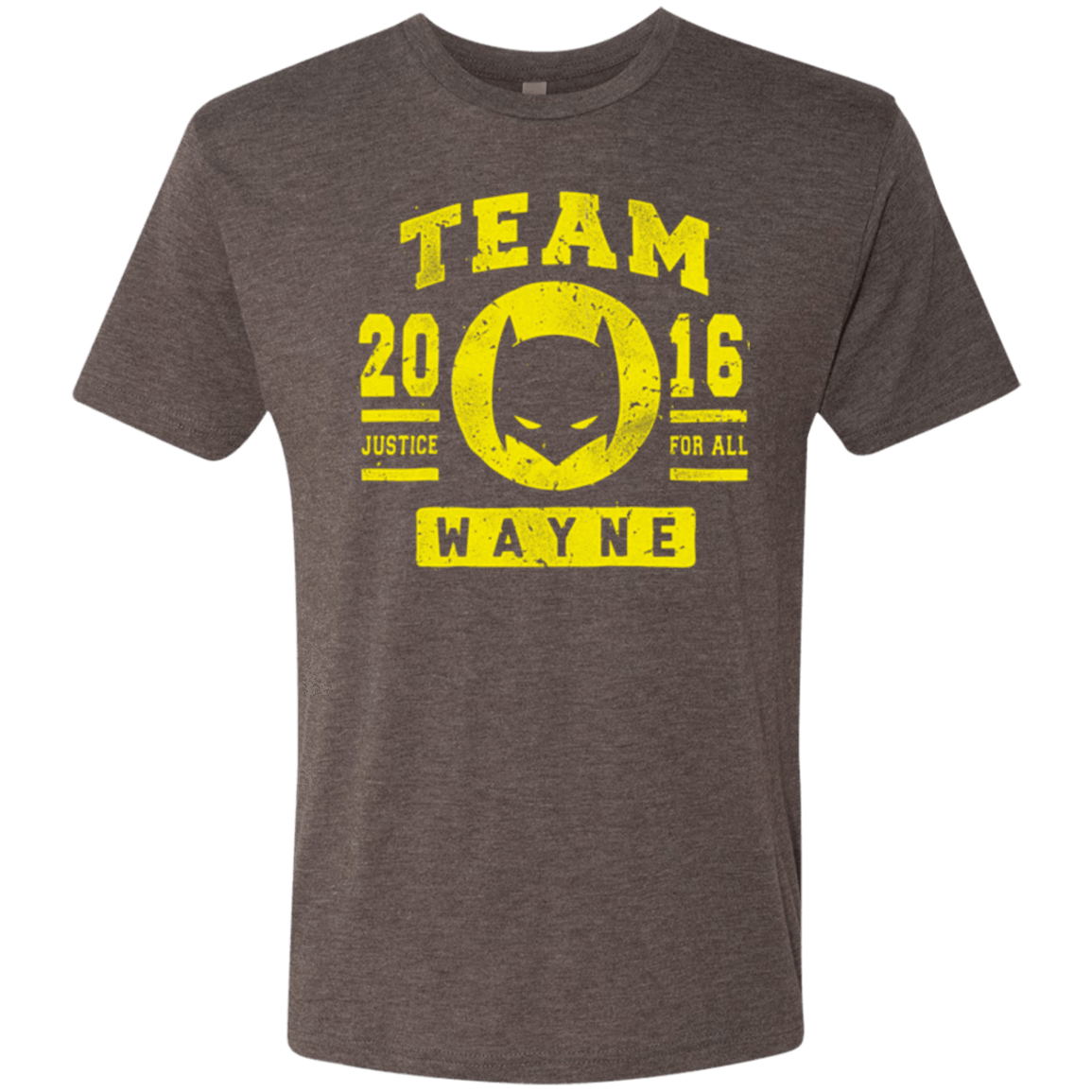 T-Shirts Macchiato / Small TEAM WAYNE Men's Triblend T-Shirt