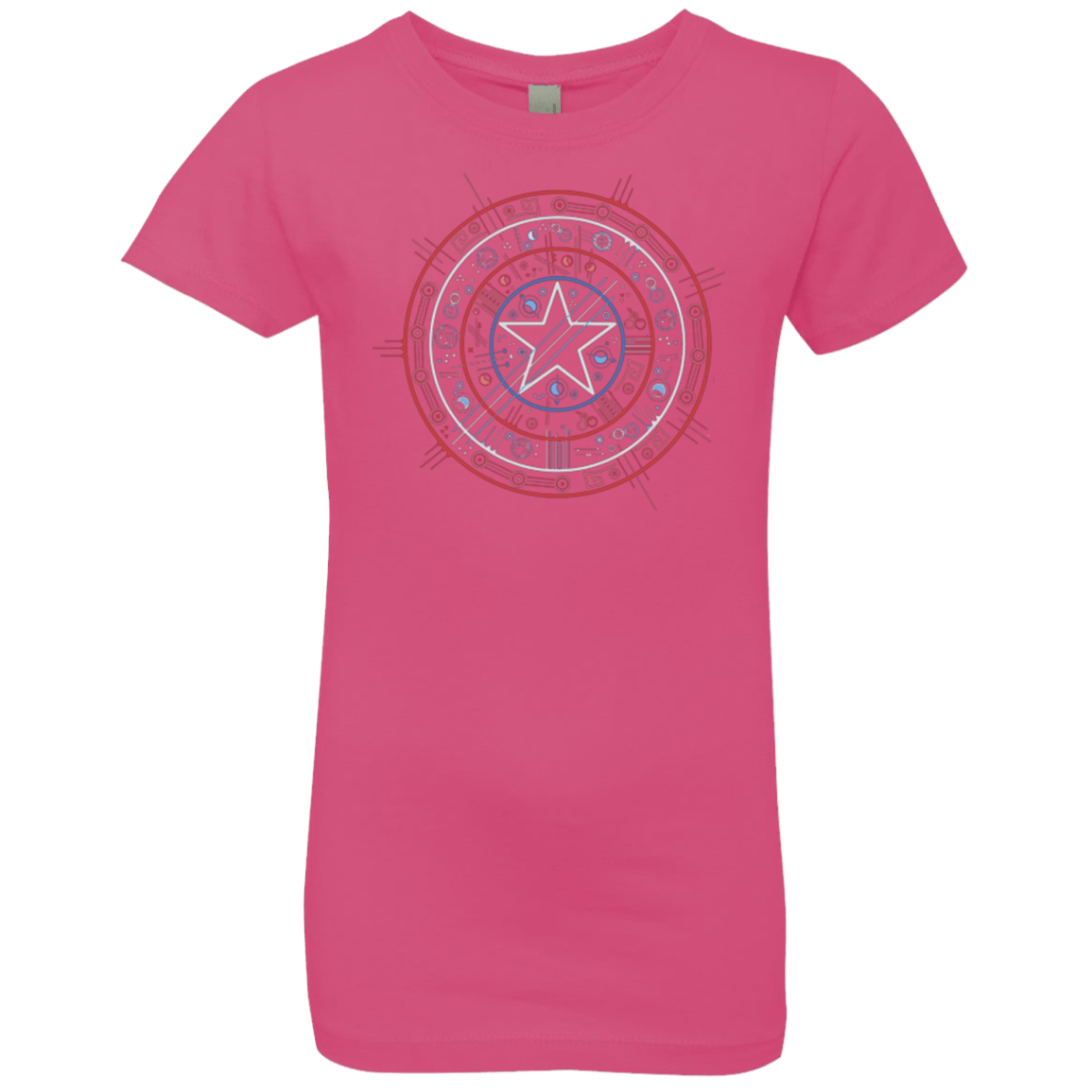 T-Shirts Hot Pink / YXS Tech America Girls Premium T-Shirt