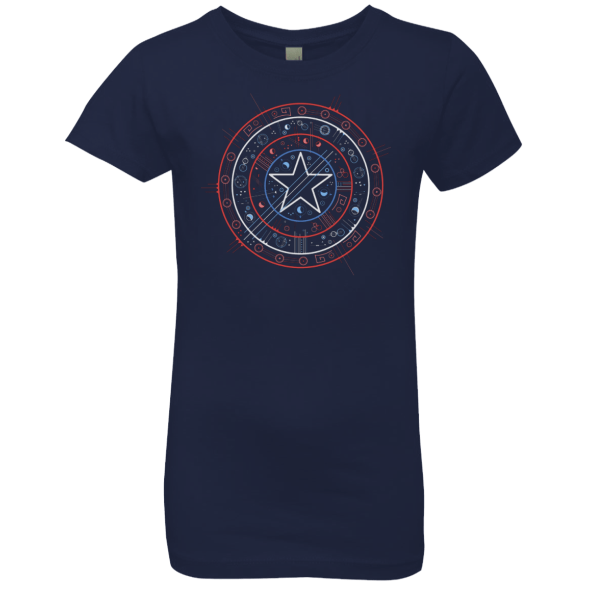 T-Shirts Midnight Navy / YXS Tech America Girls Premium T-Shirt